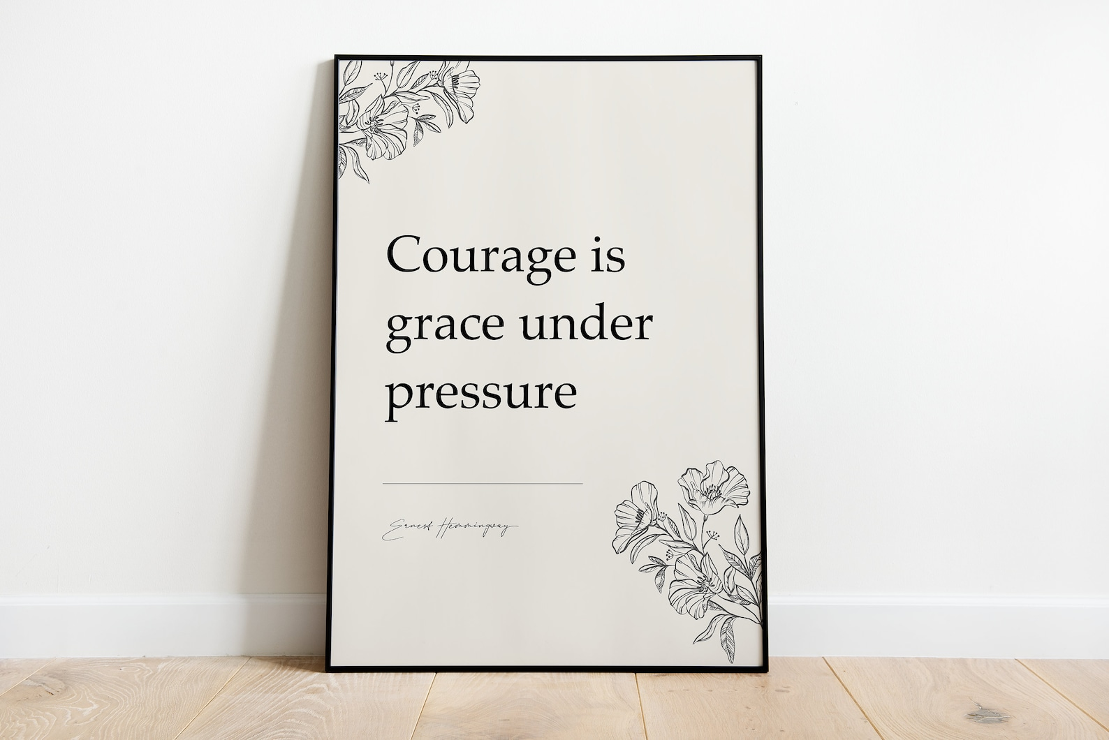 Courage is grace under pressure