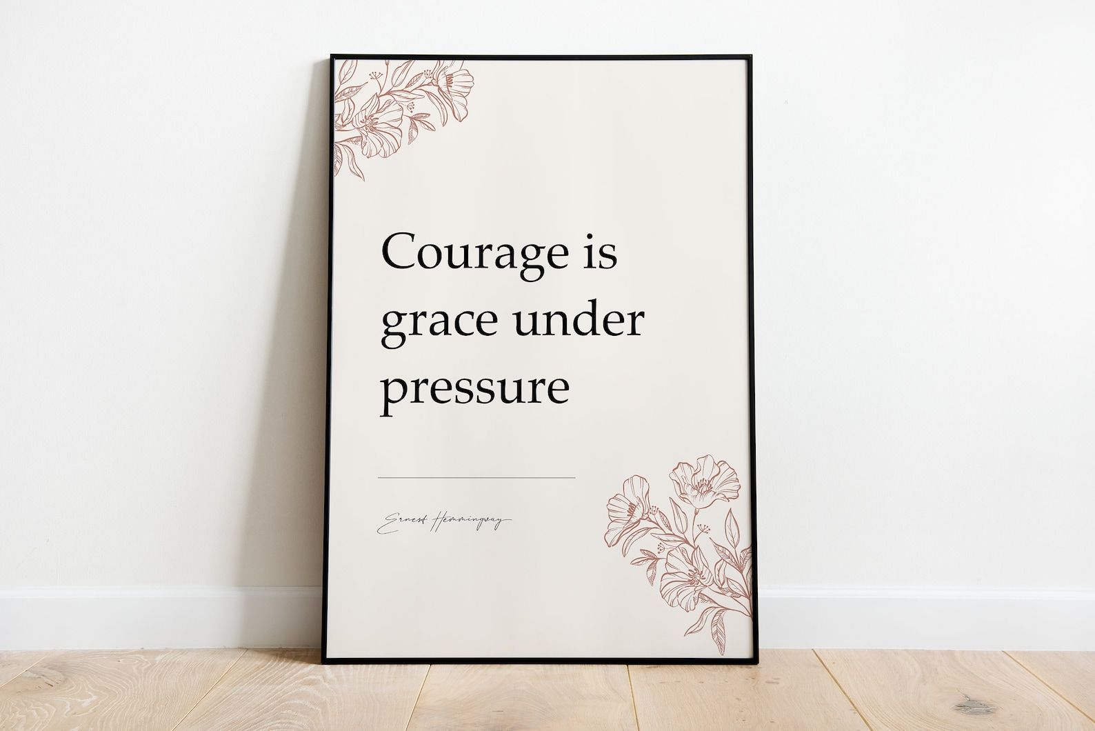 Courage is grace under pressure