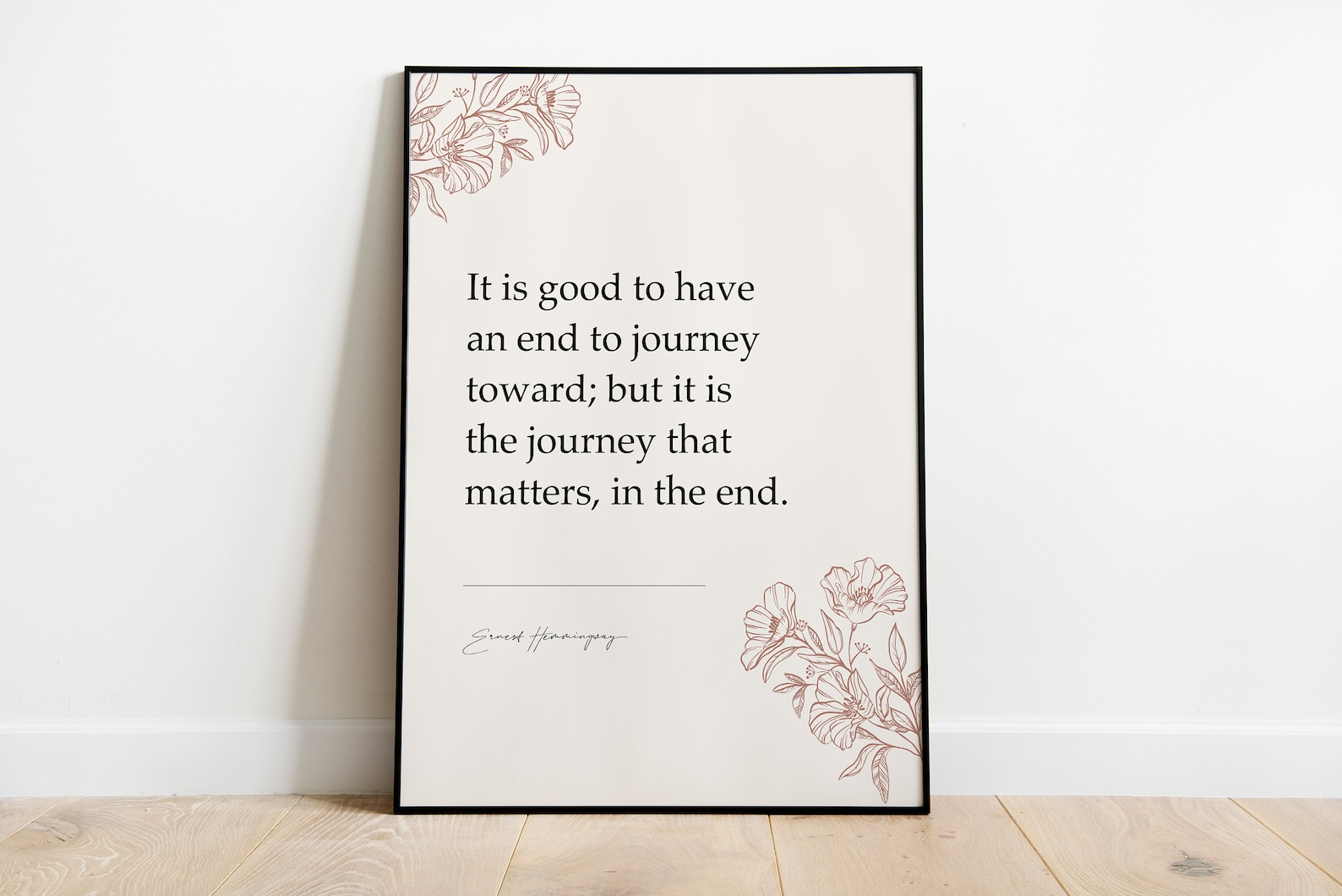 But it is the journey that matters, in the end