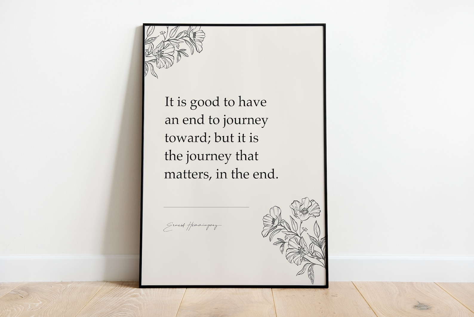 But it is the journey that matters, in the end