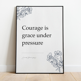 Courage is grace under pressure