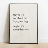 It's not about the happy ending