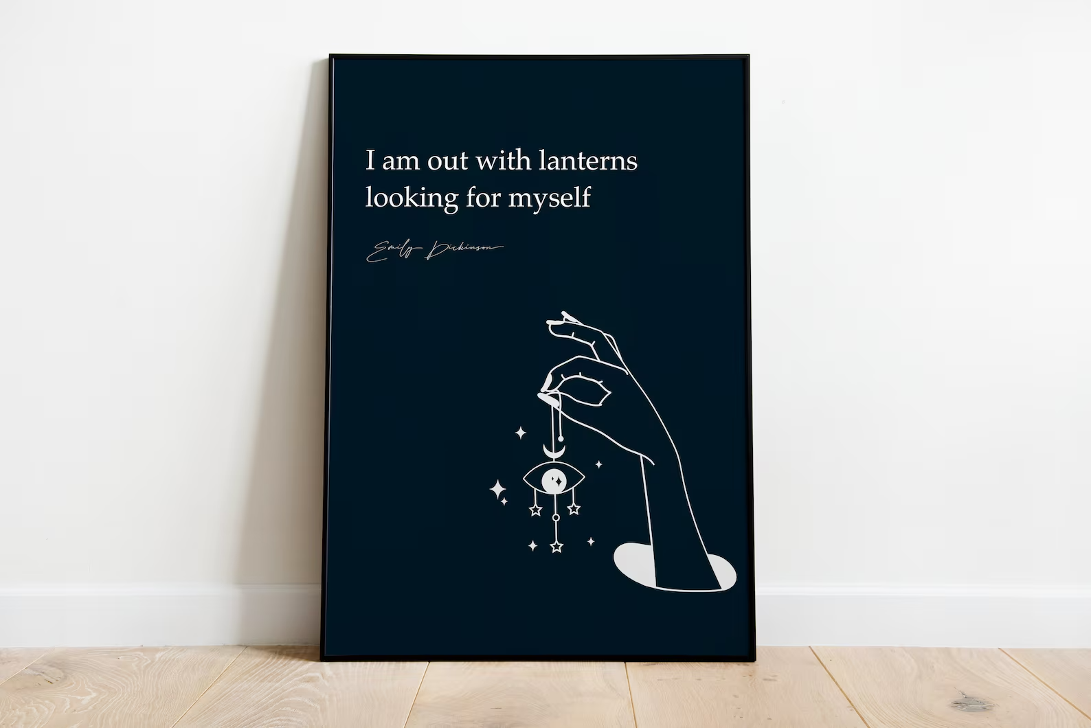 I am out with lanterns looking for myself (illustrated)